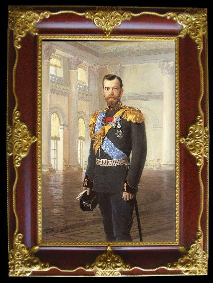 framed  Lipgart, Earnest Emperor Nicholas II, Ta119-3